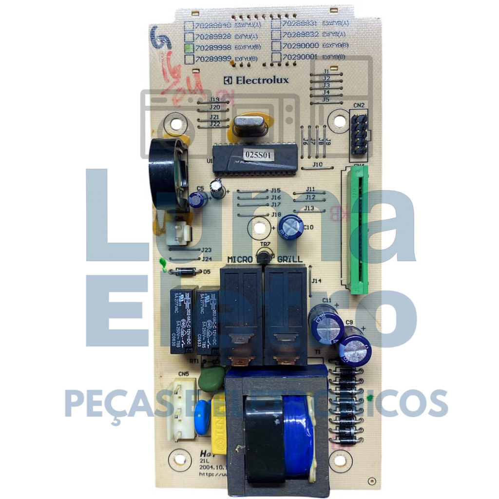 Placa Display Micro-ondas Electrolux Me28x Me28g 127v