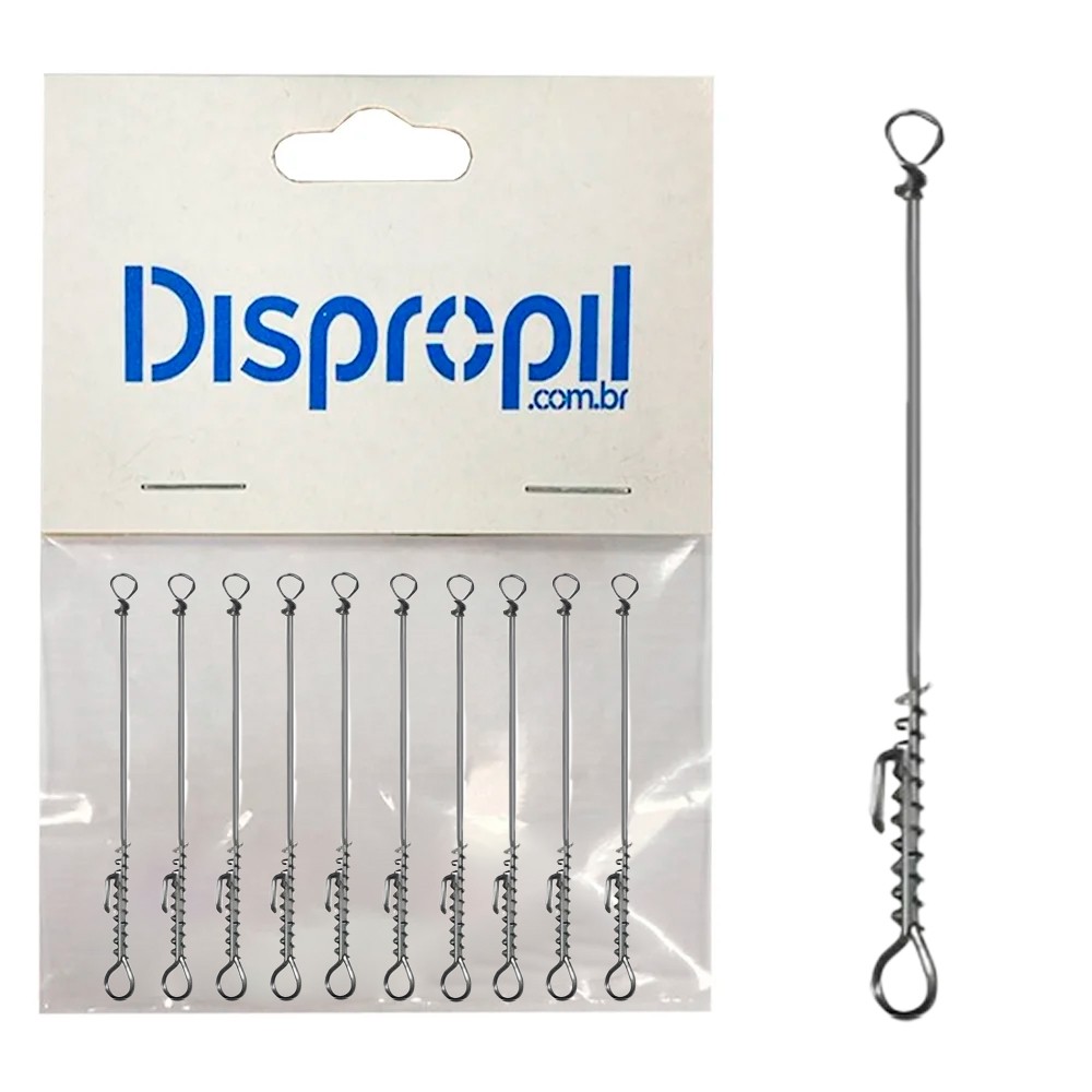 Empate de Aço c/10  Fio 26 7Cm - Piapara