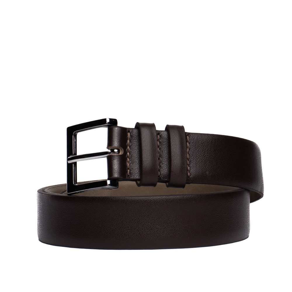Cinto Masculino Fasolo em Couro X001148-101 Café em Oferta na Shopee