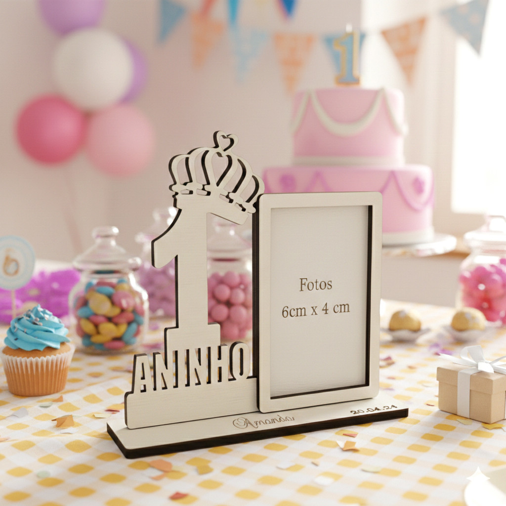 Kit 5 Lembrancinhas Porta-Retrato MDF Decor Personalizadas em Oferta na Shopee