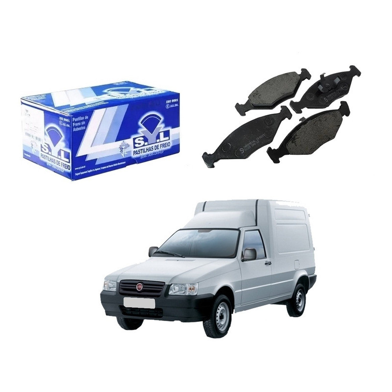 Pastilha Freio Dianteira, Fiorino 1.3 2004 A 2010 em Oferta na Shopee