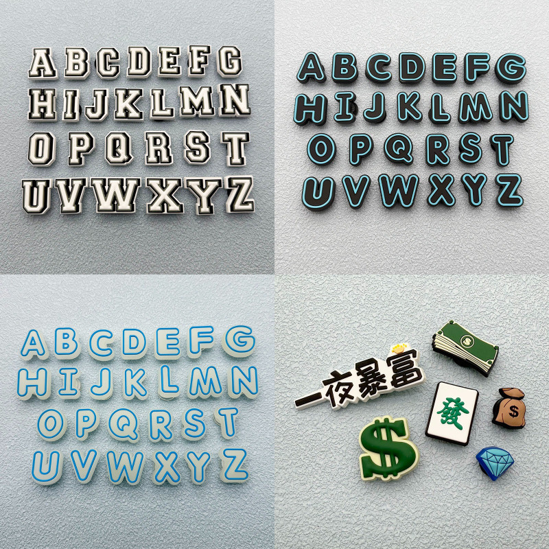 Miss Zoe Jibtz Inglês Carta Buraco Sacos Acessórios Az 0-9 DIY Número em Oferta na Shopee