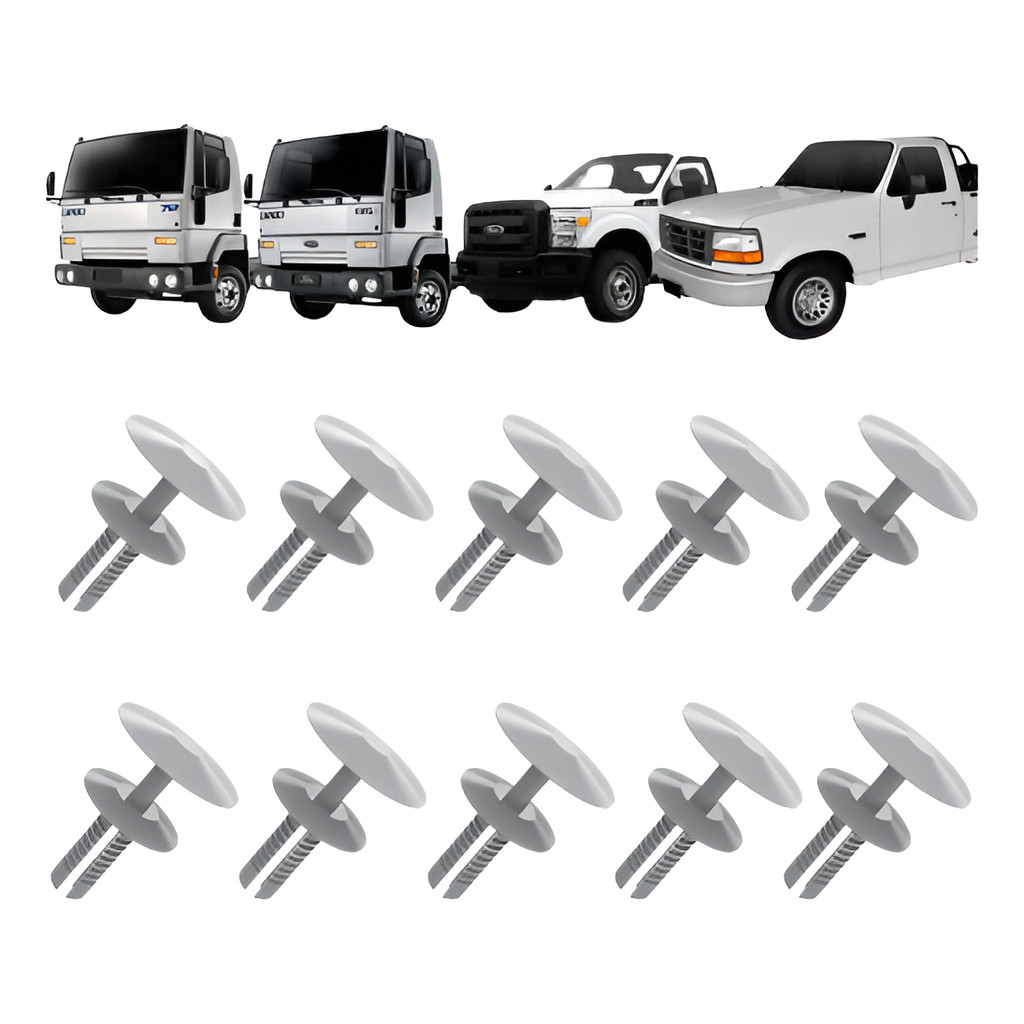 10x Grampo Presilha Forração Do Teto Ford Cargo 2010/11/12