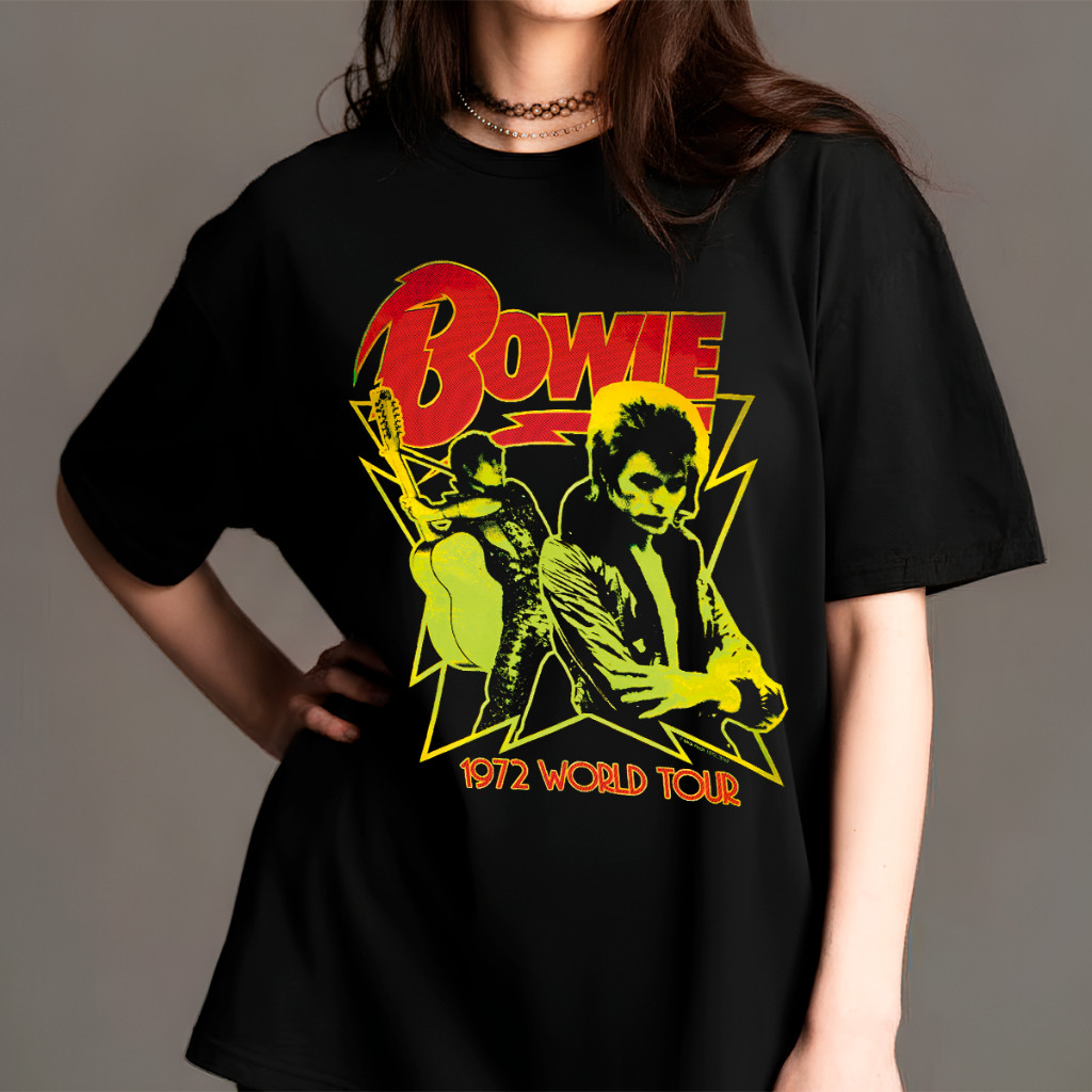 Camiseta Básica Unissex David Bowie Algodão Camisa Masculina Blusa Feminina