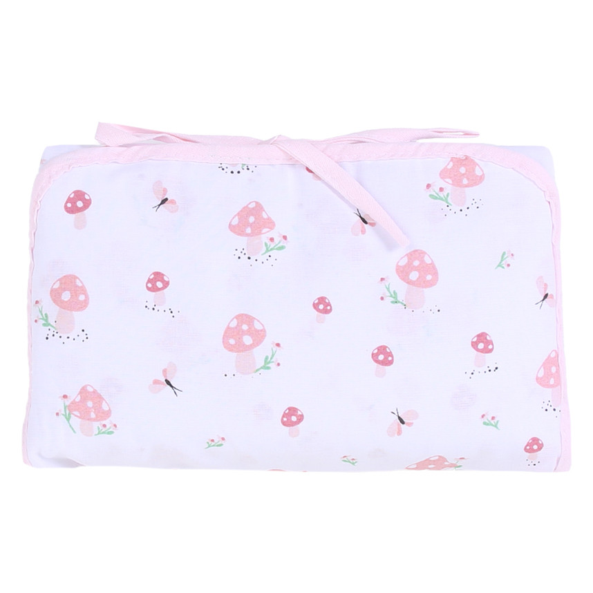 Trocador De Fraldas Portátil Papi Estampa Cogumelo em Oferta na Shopee