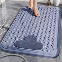 Tapete de Banho Antiderrapante 70x40cm – Tapete para Banheiro Seguro, Confortável e Absorvente