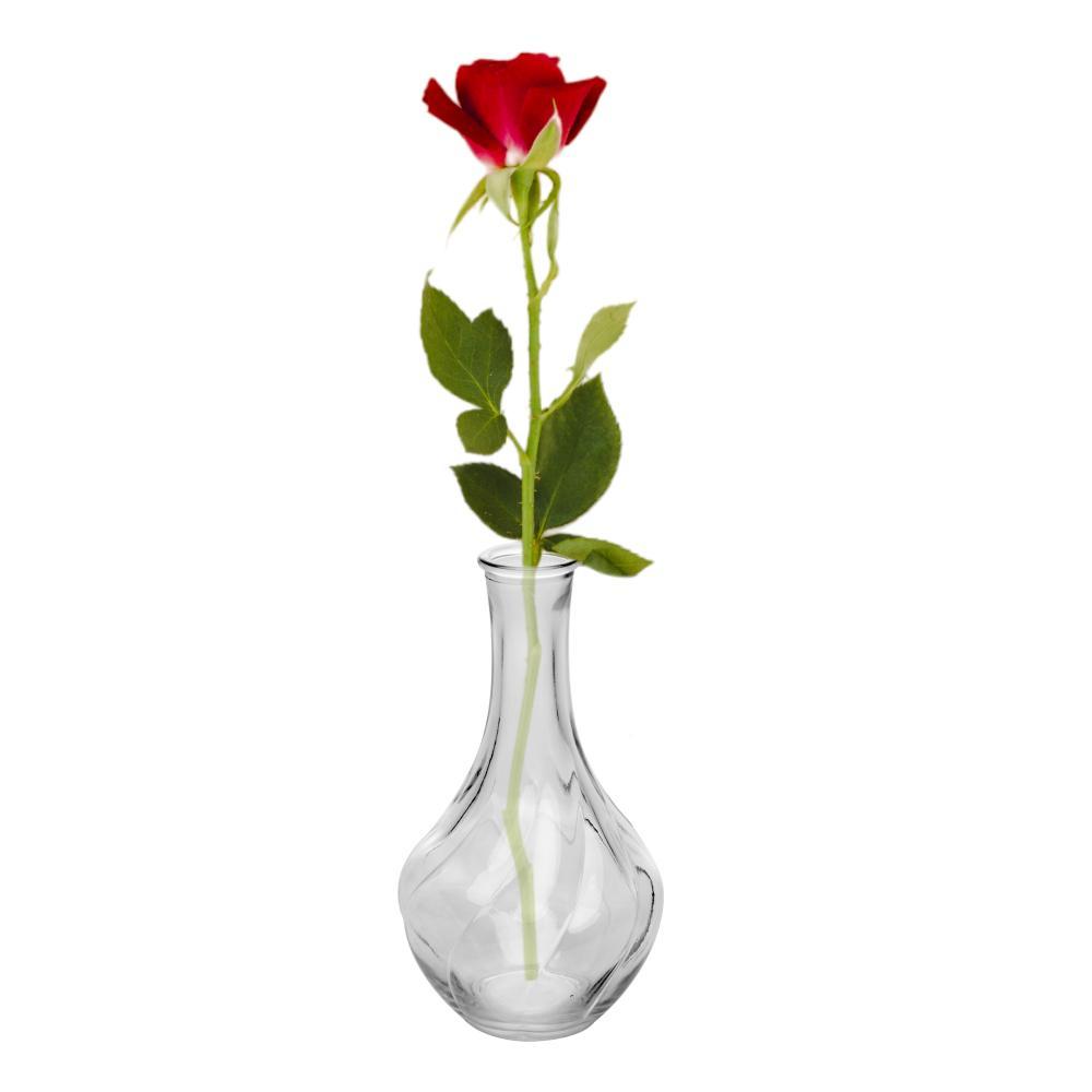 Vaso Lyor Pumpkin de Vidro 9,5cm X 9,5cm X 17cm