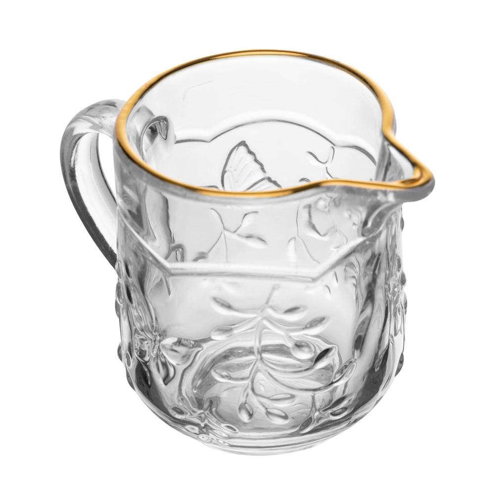 Leiteira Lyor New Butterfly com Fio de Ouro Cristal 200ml em Oferta na Shopee