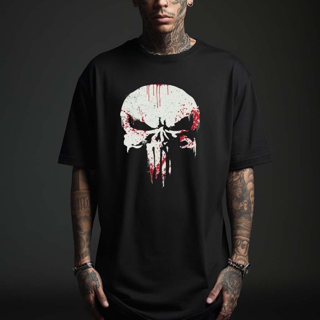 Camiseta Camisa Caveira Punisher Dark Streetwear