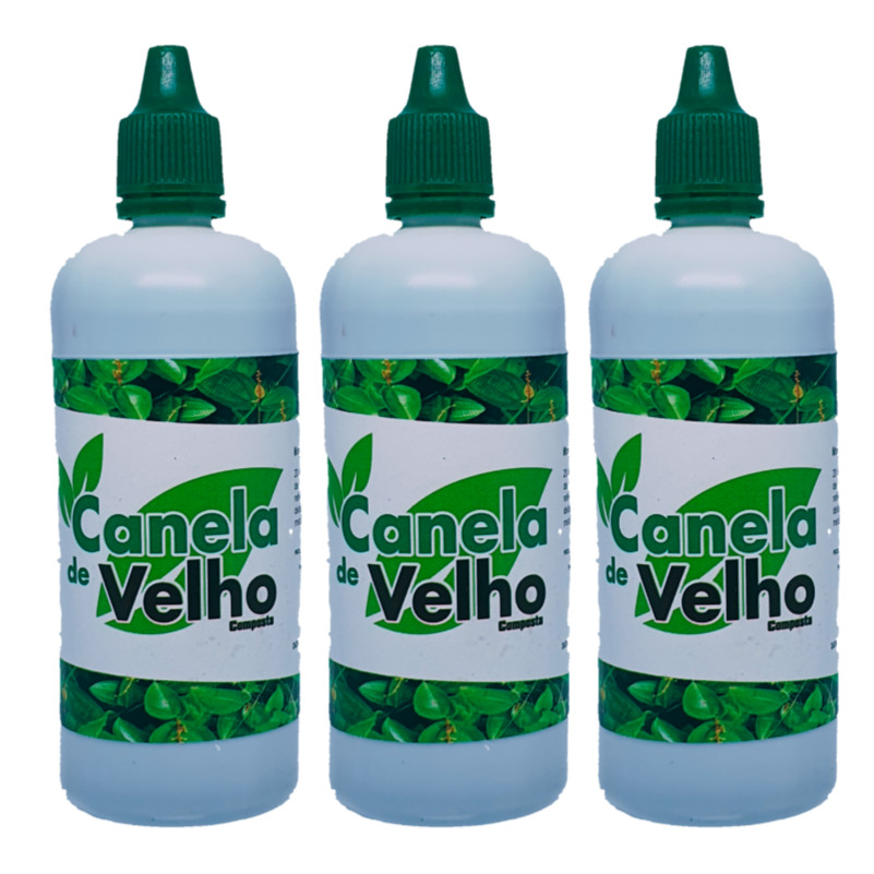 Gota Canela-de-Velho – 3 Unidades de 100ml em Oferta na Shopee