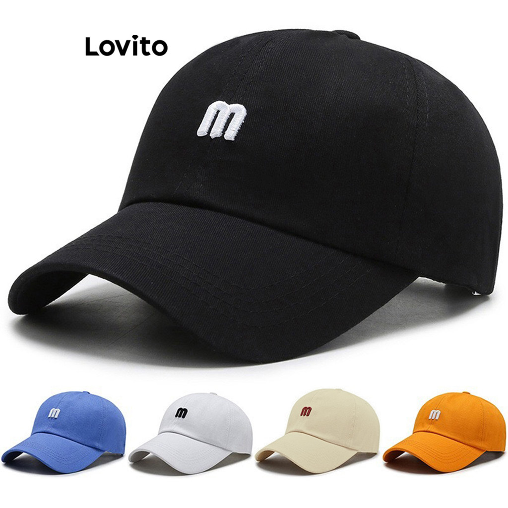 Lovito Chapéus Básicos com Letras para Mulheres LFA09088 em Oferta na Shopee