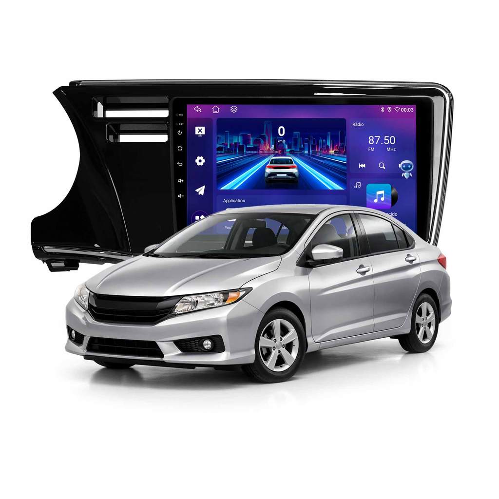 MÍDIA JOKER DIAMONDS 9 2RAM/64GB  HONDA CITY 2015 a 2021 COM CANBUS em Oferta na Shopee