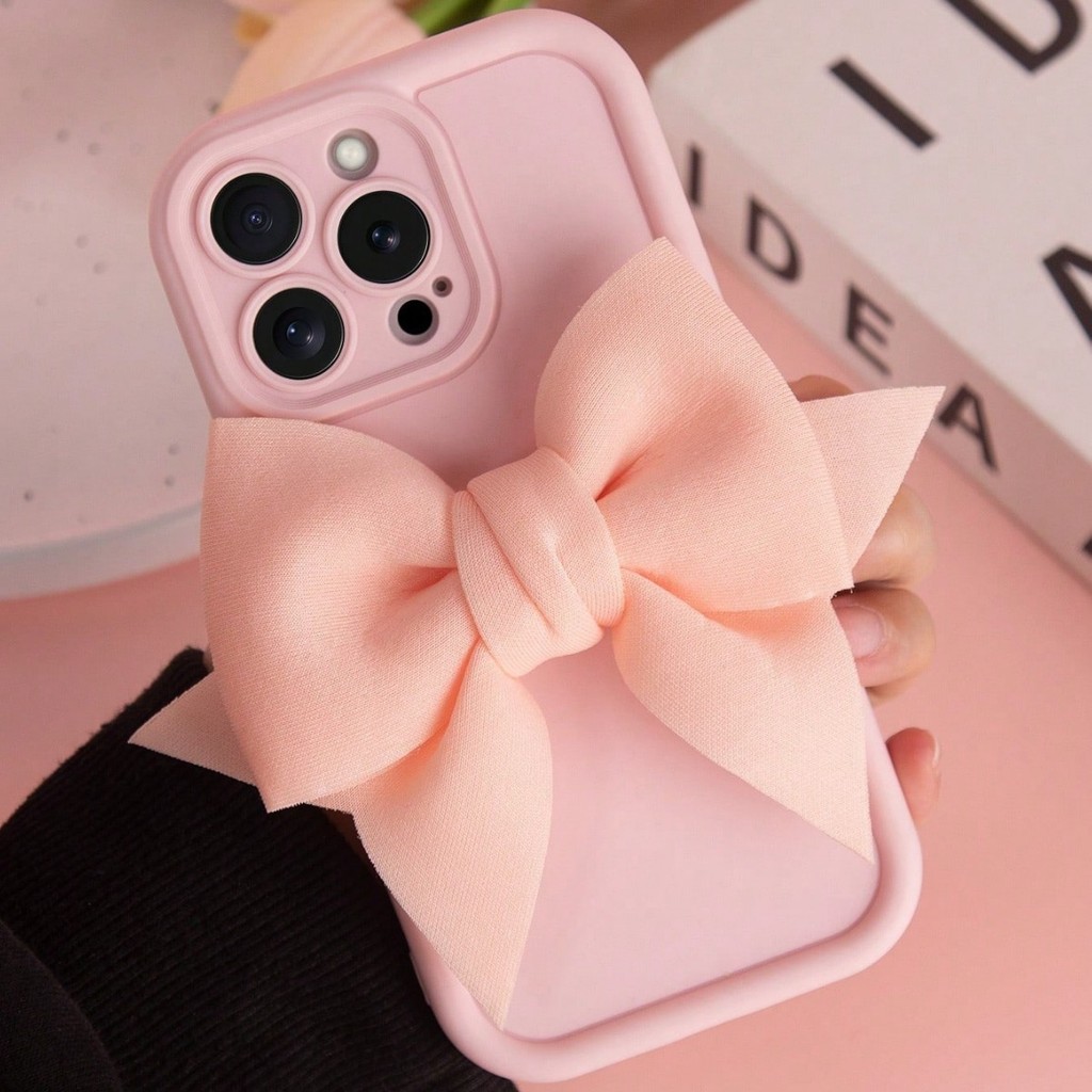 Arco Grande Tridimensional Adequado Para iPhone 17 16 15 14 13 12 11 Pro Max Air Silicone Capa Macia em Oferta na Shopee