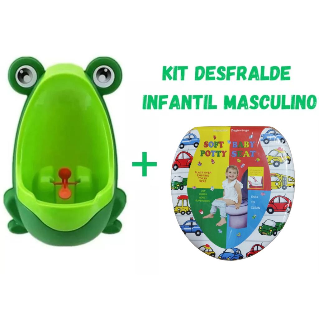 Pinico Mictorio Troninho Urinol Menino Sapo Penico Sapinho Infantil + Assento Redutor em Oferta na Shopee