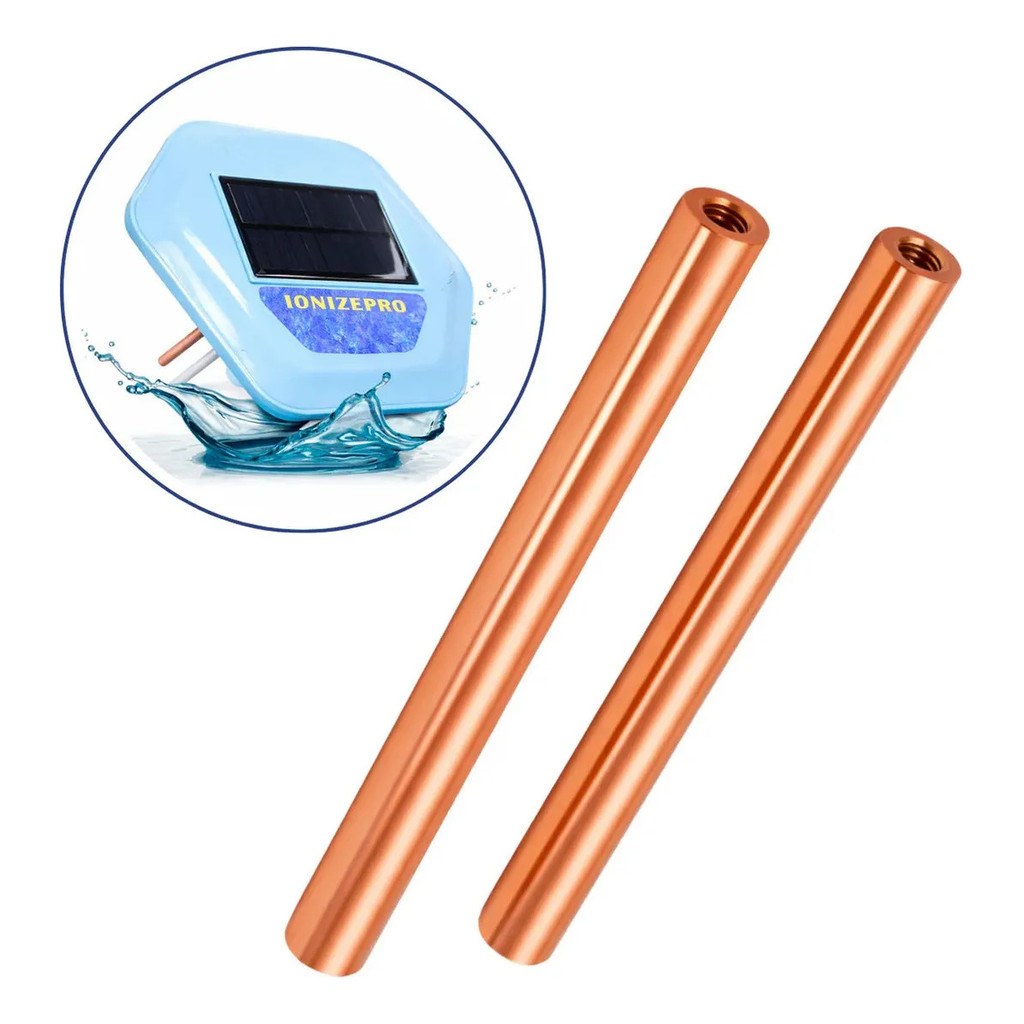 Refil Ionizador IonizePro Piscina Eletrodo de Cobre Rosca M4 Kit 2 Unidades em Oferta na Shopee