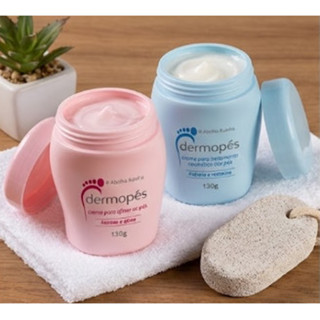 Kit Creme Para Os Pés Hidrata e Afina + Creme Tratamento Dos Pés Hidrata e Restaura Dermopés 130g em Oferta na Shopee
