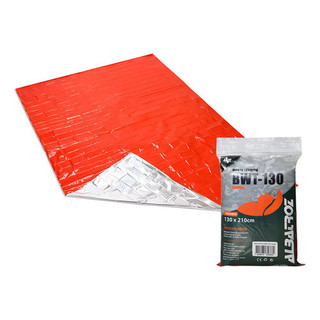 Manta Térmica Em Alumínio Laranja Albatroz (130 X 210cm)