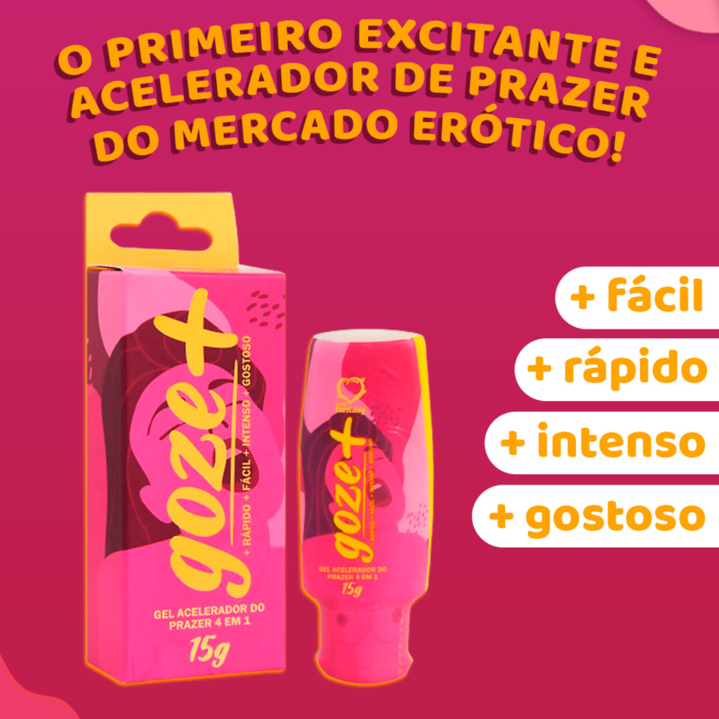 Detalhes do KIT de Prazer Feminino Goze Mais 4 em 1 15g+ LACRADINHA SEMPRE VIRGEM APERTADINHA| Sex Shop Produtos Adultos