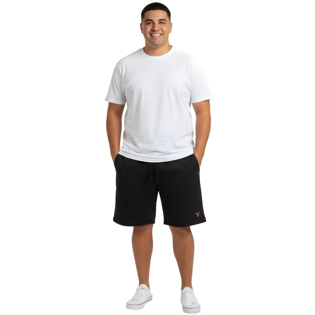 Bermuda Moletom Masculina Plus Size Texas Farm
