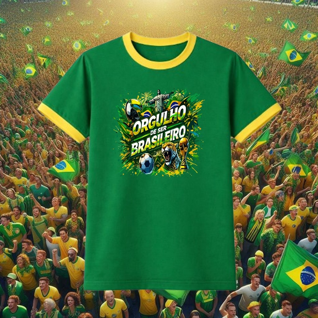 Camisa camiseta brasil futebol copa do mundo 2026 hexa