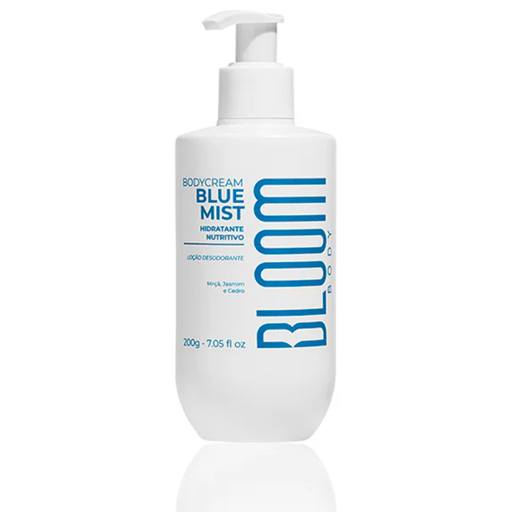Loção Hidratante Desodorante Blue Mist Bloom Bronzeado 200g