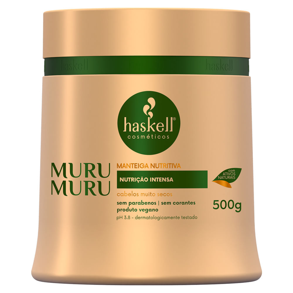 Manteiga Hidratante Haskell Murumuru 500g em Oferta na Shopee