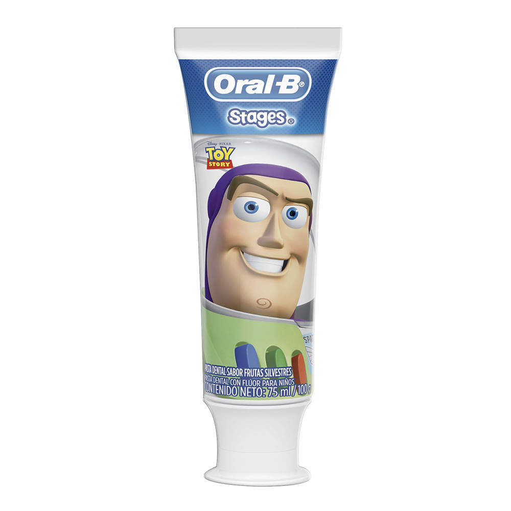 Creme Dental Infantil Oral-B Stages Personagens Sortidos 100g em Oferta na Shopee