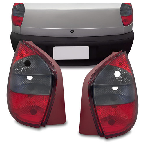 Lanterna Traseira Palio G2 2003 2004 2005 2006 Fume Lado Esquerdo Motorista