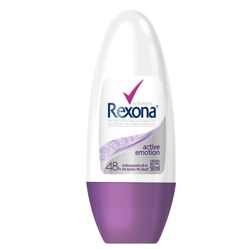 Desodorante Roll On Rexona Active Emotion 50ml em Oferta na Shopee
