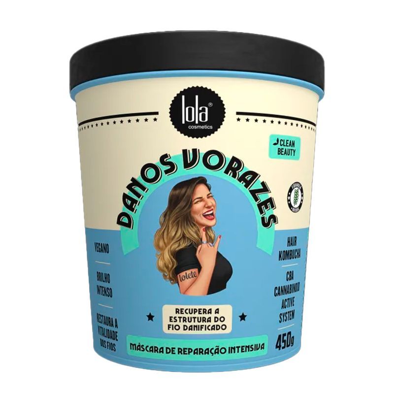 Máscara Lola De Reparação Intensiva Danos Vorazes 450g em Oferta na Shopee