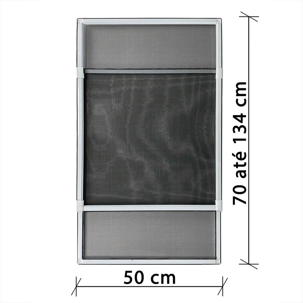 Tela Mosquiteira ajustável janela alumínio