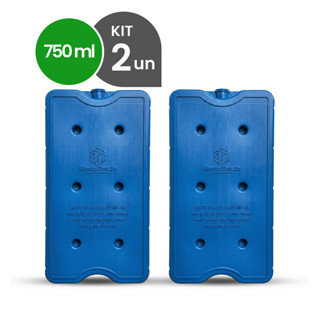 Gelo Artificial Reutilizável 750ml Kit 2 Ideal para Cooler e Bolsa Térmica | Original Gelotech em Oferta na Shopee