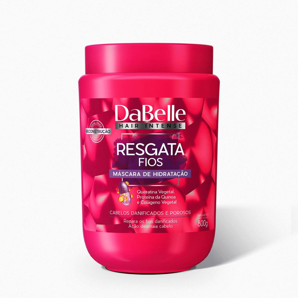 Máscara Resgata Fios Dabelle Hair 800g em Oferta na Shopee