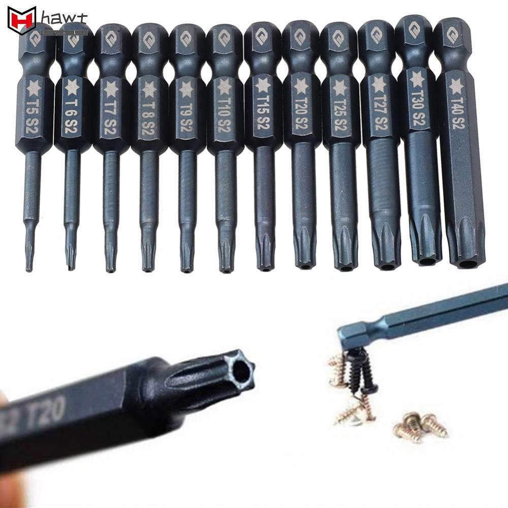 Conjunto De Bits De Chave De Fenda Torx Magnética Azul Confiável De 1 Unidade 50 Mm Para Uso Profissional