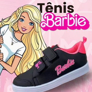 Tênis Infantil Barbie Velcro unissex Calce Facil Casual Escolar SHOESBIZ em Oferta na Shopee
