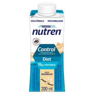 Nutren Control Diet com 15g de Proteínas Sabor Baunilha 200ml em Oferta na Shopee