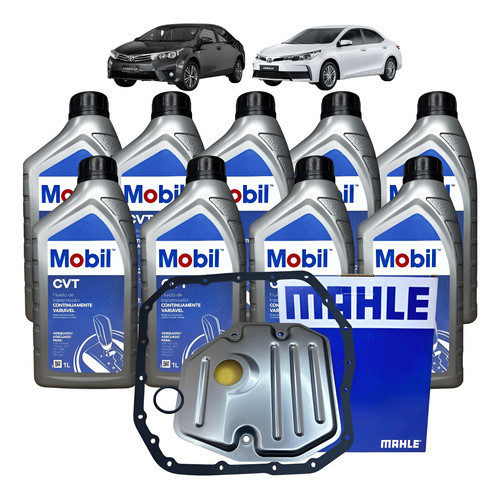 Kit Troca Óleo Câmbio Automático Cvt Corolla 2.0 2015 A 2019