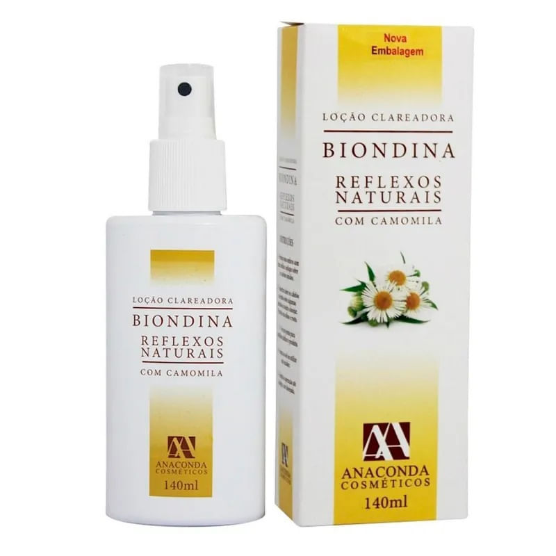 Clareador Anaconda Biondina Super 140ml em Oferta na Shopee