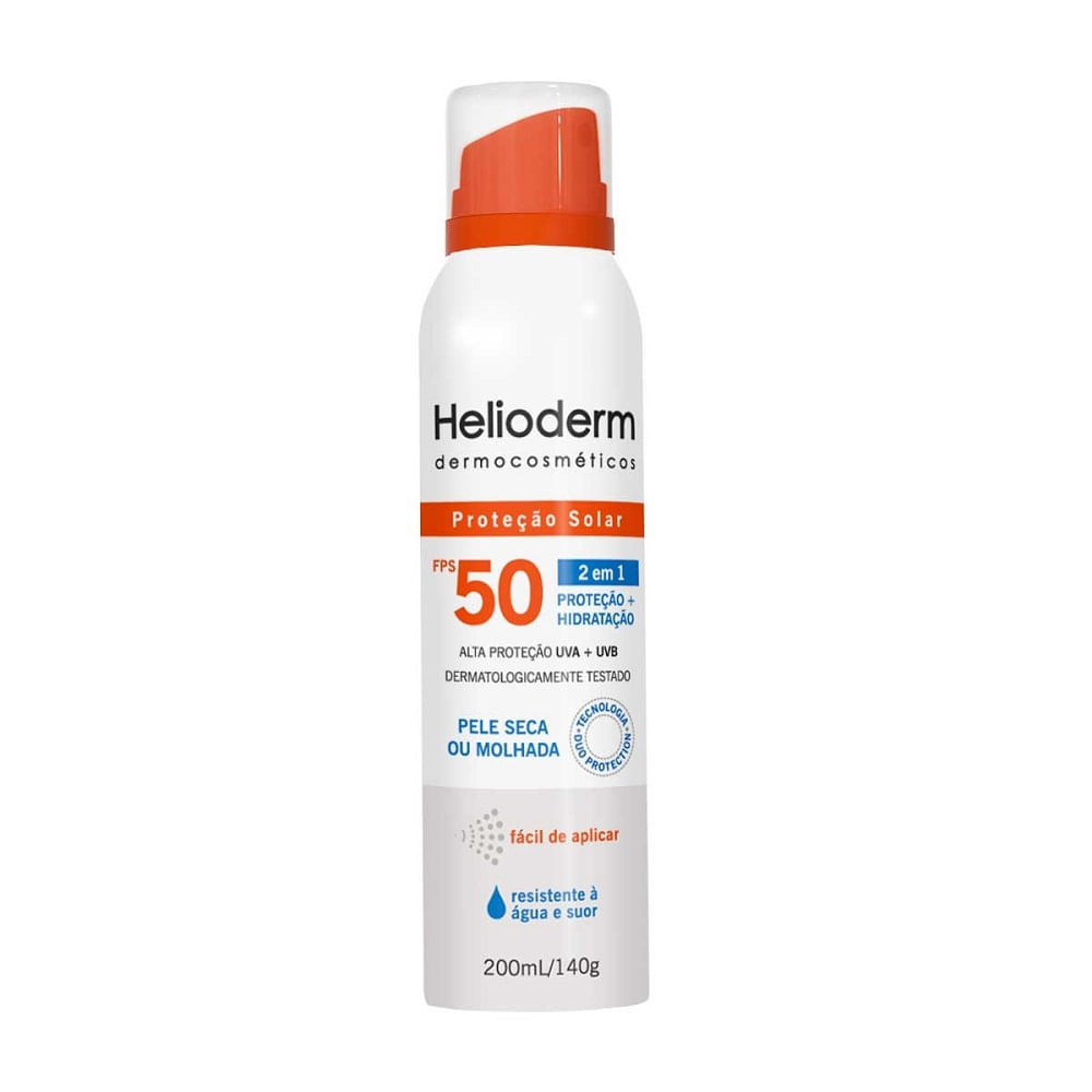 Helioderm Suncare Protetor Solar Spray Fps50 Aero 200ml em Oferta na Shopee