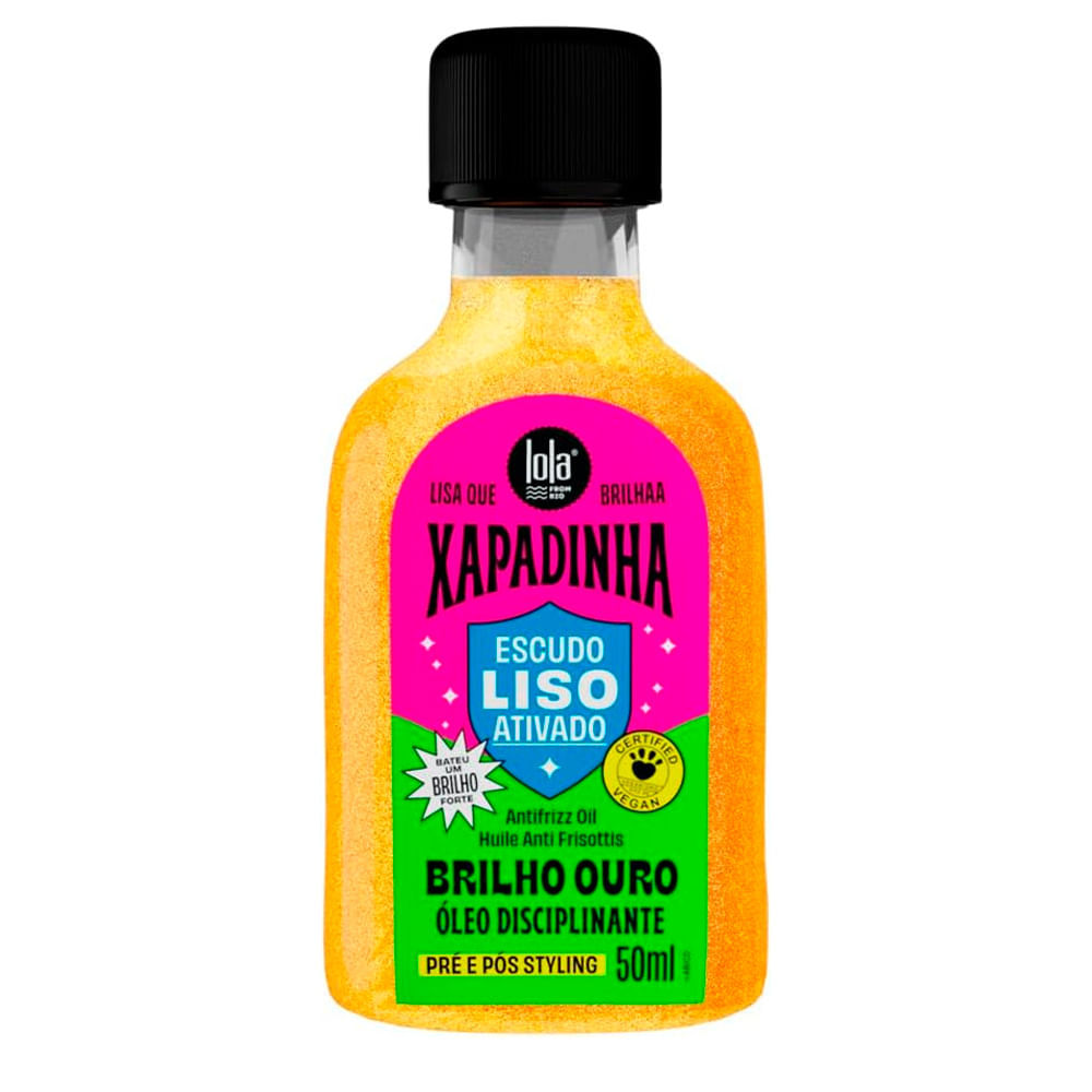 Óleo Disciplinante Lola Xapadinha Brilho Ouro 50ml em Oferta na Shopee