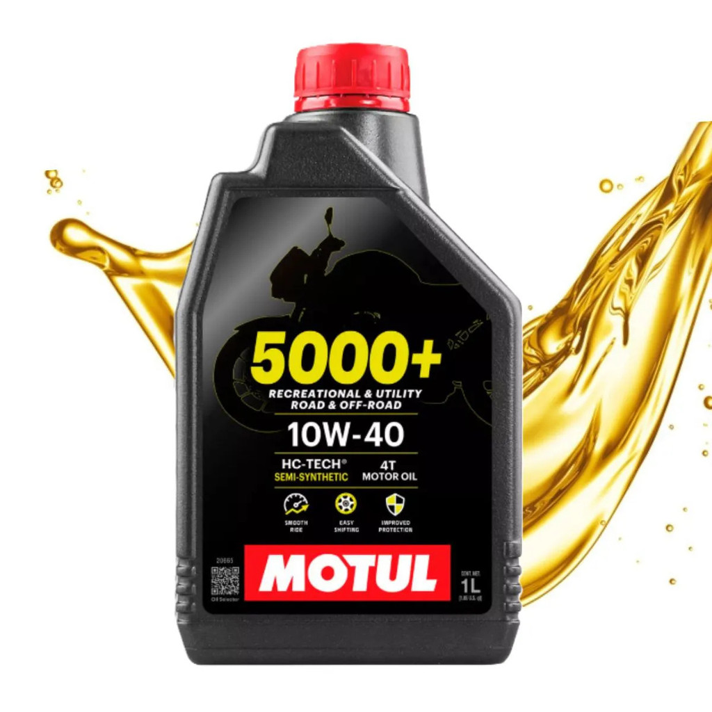 Motul Óleo Motor Moto Semi-Sintético 5000+ 10W40 1Litros
