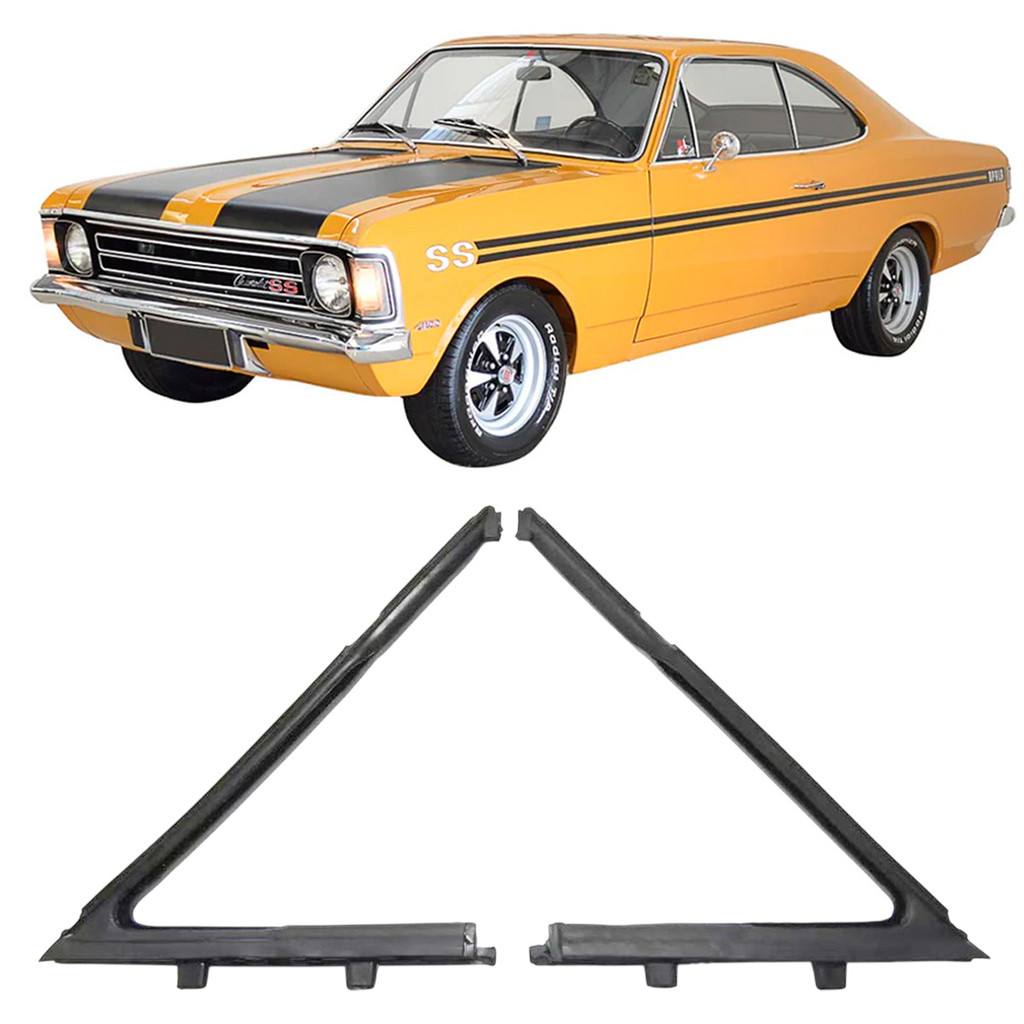 PAR BORRACHA QUEBRA VENTO OPALA 68 A 92 2/4 PORTAS CARAVAN 75 A 92