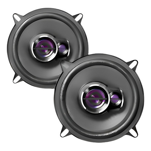 Par Alto Falante Pioneer Ts-1360br 5 Polegadas 100w Rms Preto E Roxo