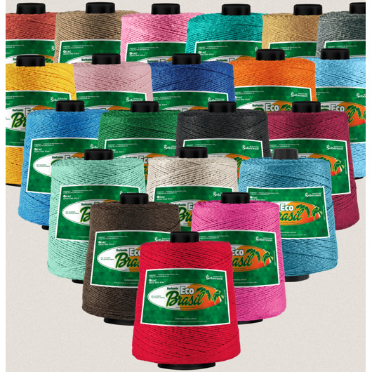 Barbante Eco Brasil fio nº 6 1kg em Oferta na Shopee