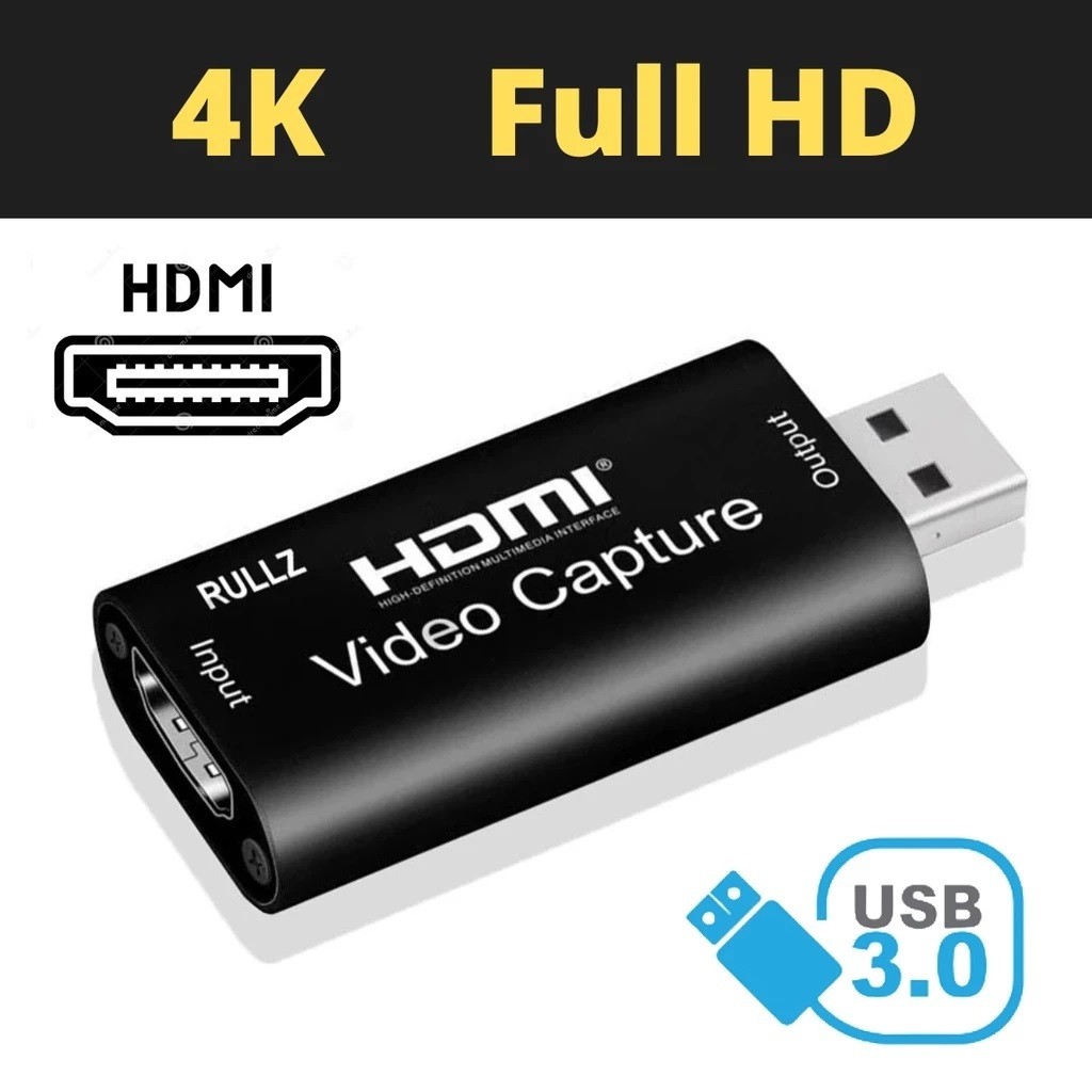Placa De Captura Hdmi Usb 3.0 4k E 1080p Live stream Console Câmera Projetor Pc
