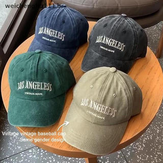 #     Boné de beisebol vintage de algodão Weicheng, modelo unissex, em tecido jeans, com letras bordadas, boné macio, C 