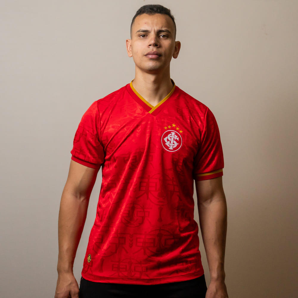 Camiseta Internacional Yokohama 2006 Retrô Mania Vermelha