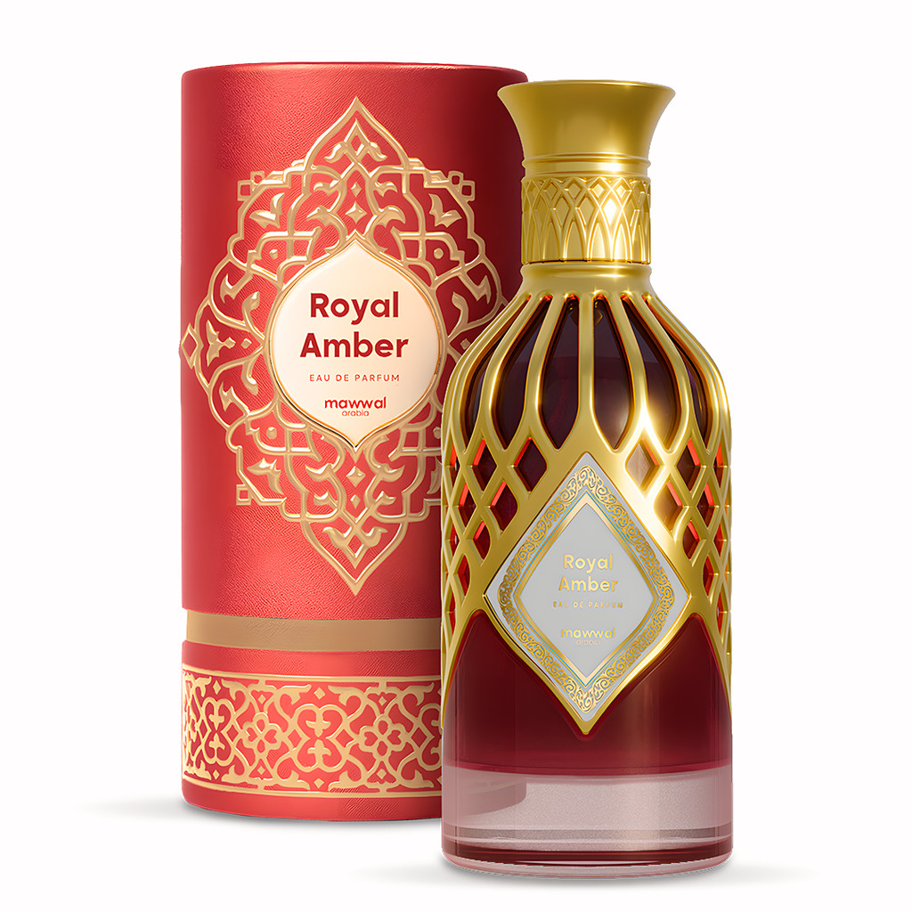 Perfume Árabe Mawwal Royal Amber Unissex 100ml Eau de Parfum