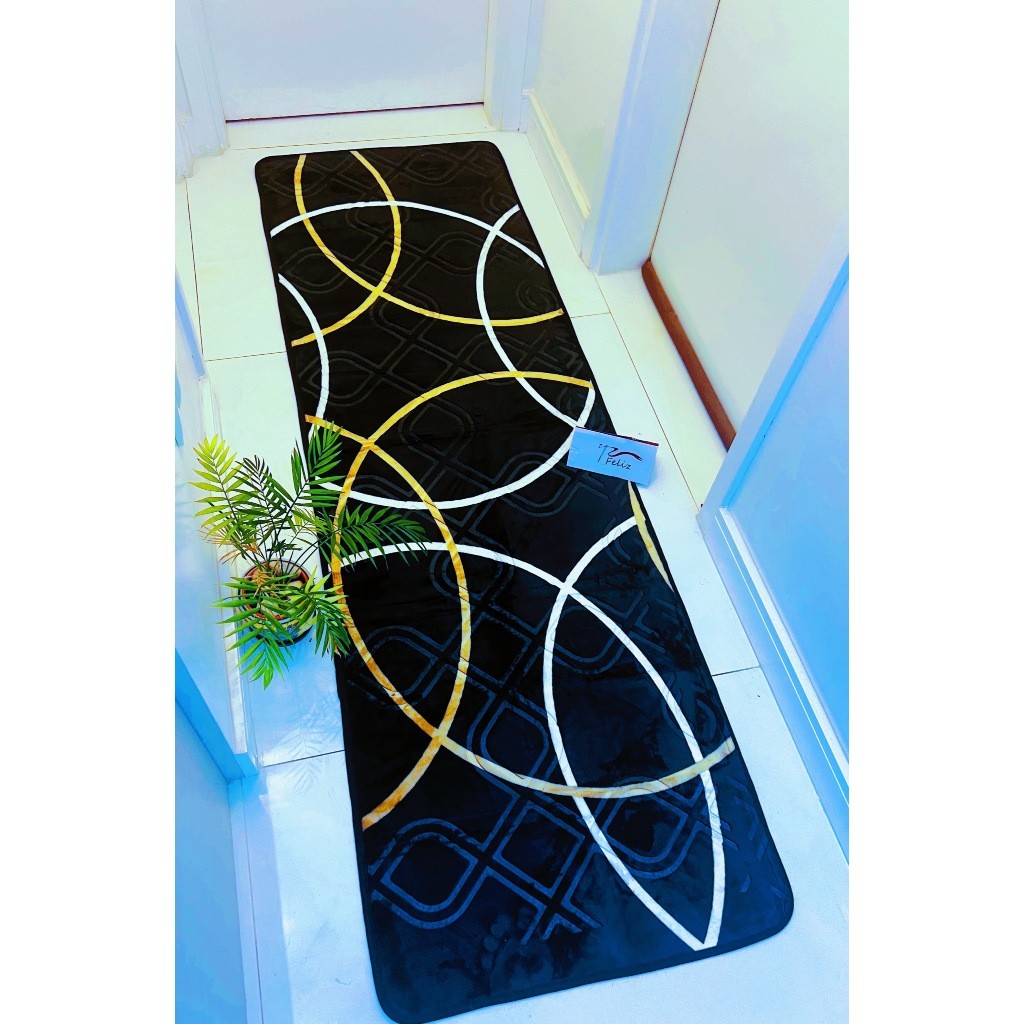 Tapete GRANDE GROSSO Passadeira Geometrico 3D Antiderrapante, BOA QUALIDADE!!!