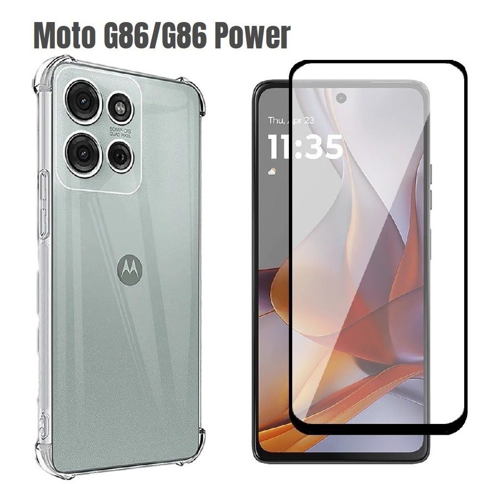 Película ou Capa Capinha Para Motorola Moto G86/G86 Power